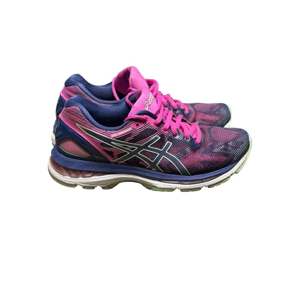 Asics Women's Gel Nimbus 19 T750N Running Shoes Sneakers Size 7.5 Purples Pink